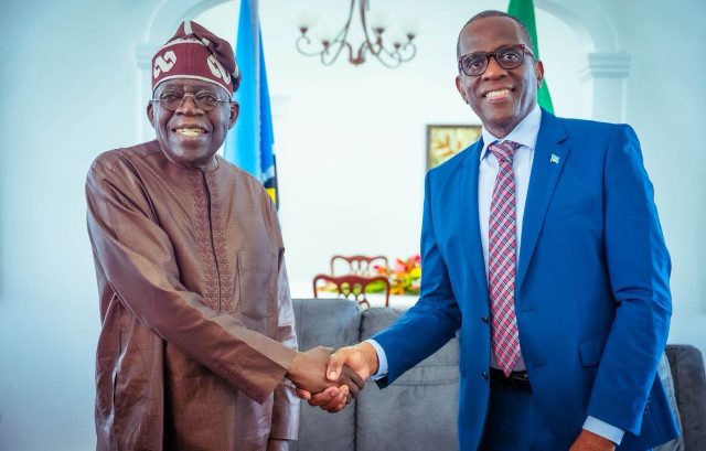 President Bola Ahmed Tinubu and Prime Minister Philip J. Pierre